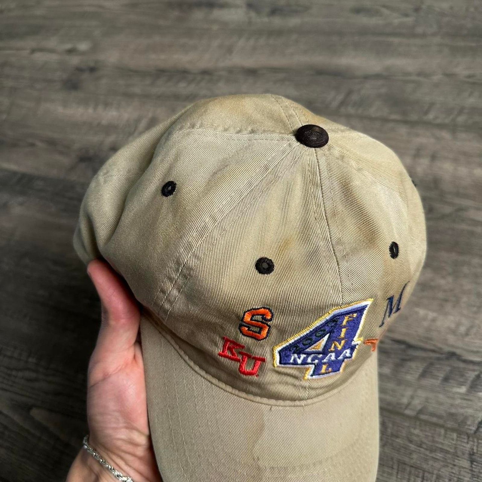 NCAA × Vintage Vintage New Orleans NCAA Final Four College Basketball Hat Size ONE SIZE - 5 Thumbnail