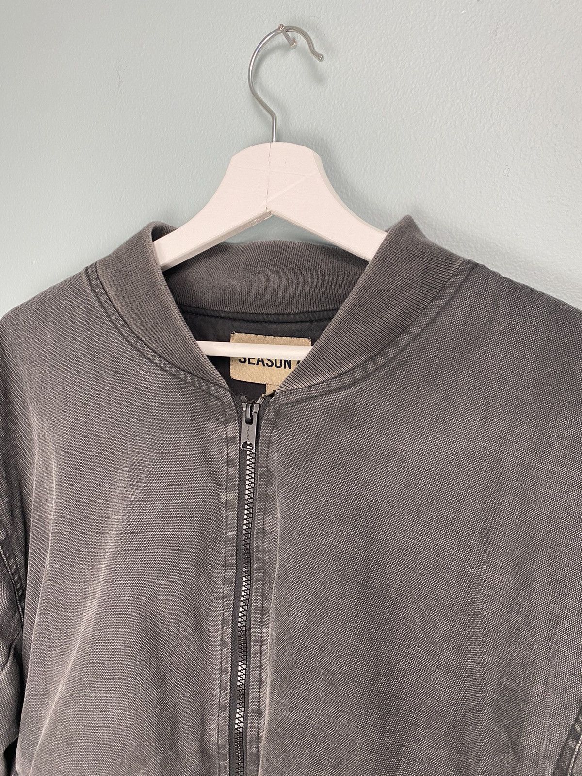 Yeezy Yeezy Season 4 Bomber Canvas Jacket Grey Small Made In Italy Size US S / EU 44-46 / 1 - 5 Thumbnail