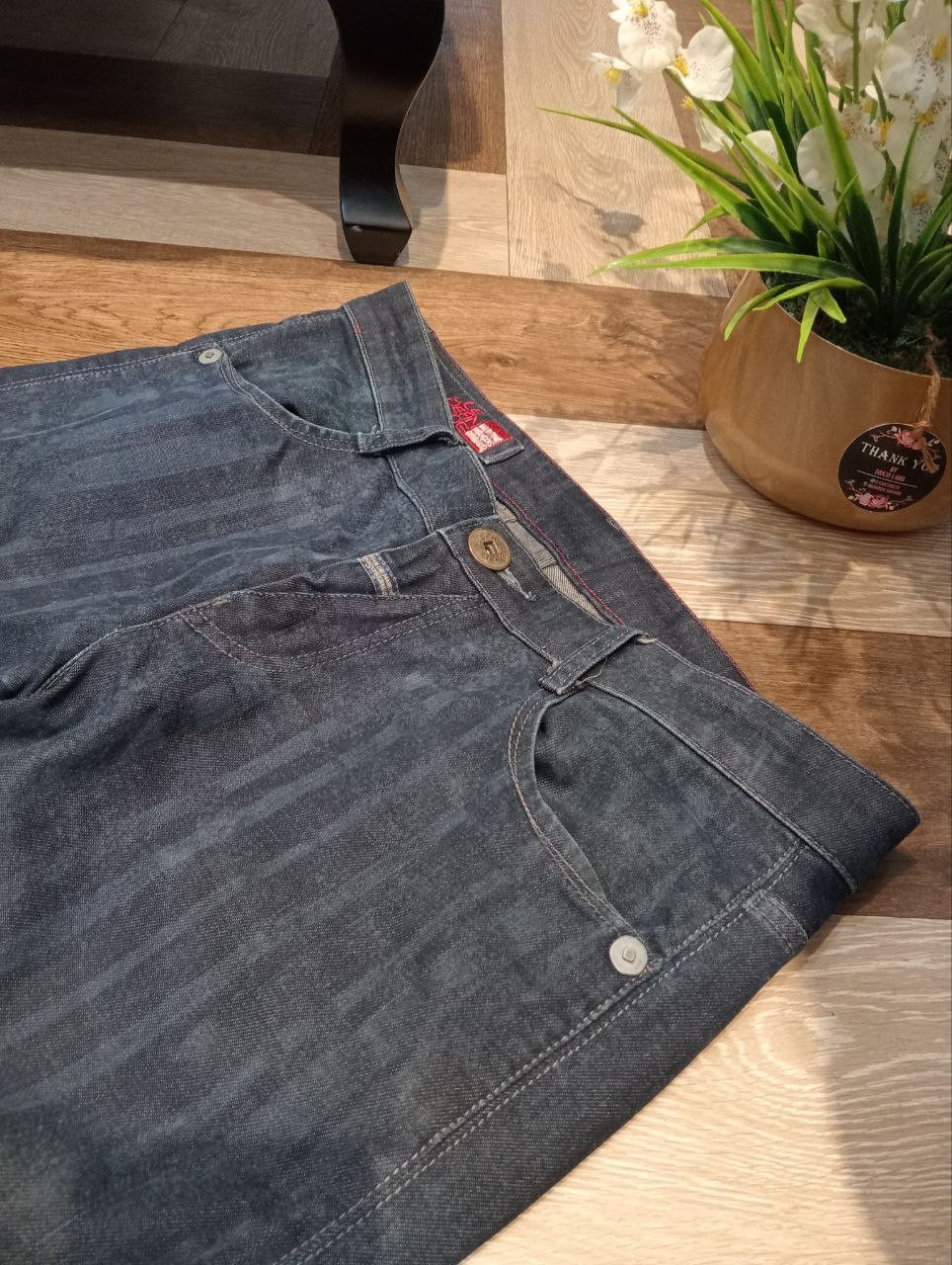 Marithe + Francois Girbaud MARITHE FRANCOIS GIRBAUD JAPAN BLUE STRETCH DENIM JEANS Size US 34 / EU 50 - 5 Thumbnail