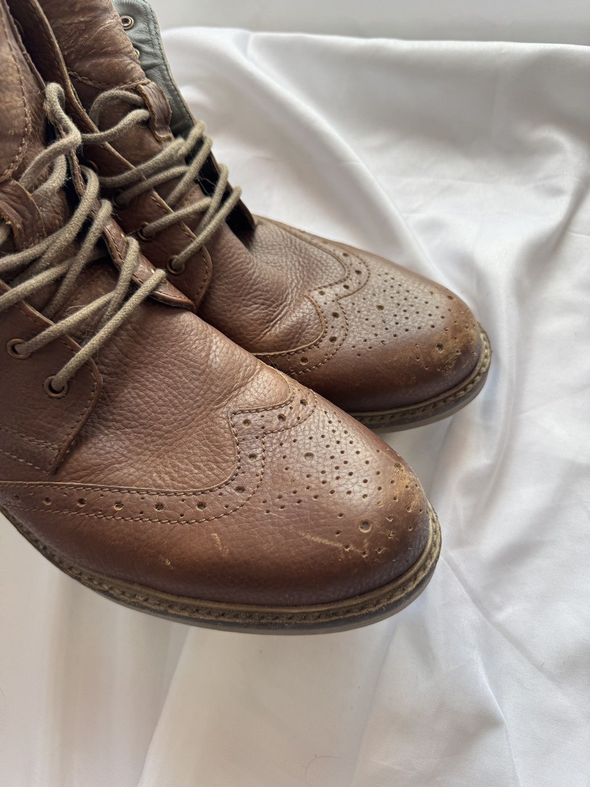Barbour Barbour Belsay Brogue Ankle Boots Size US 11 / EU 44 - 7 Thumbnail