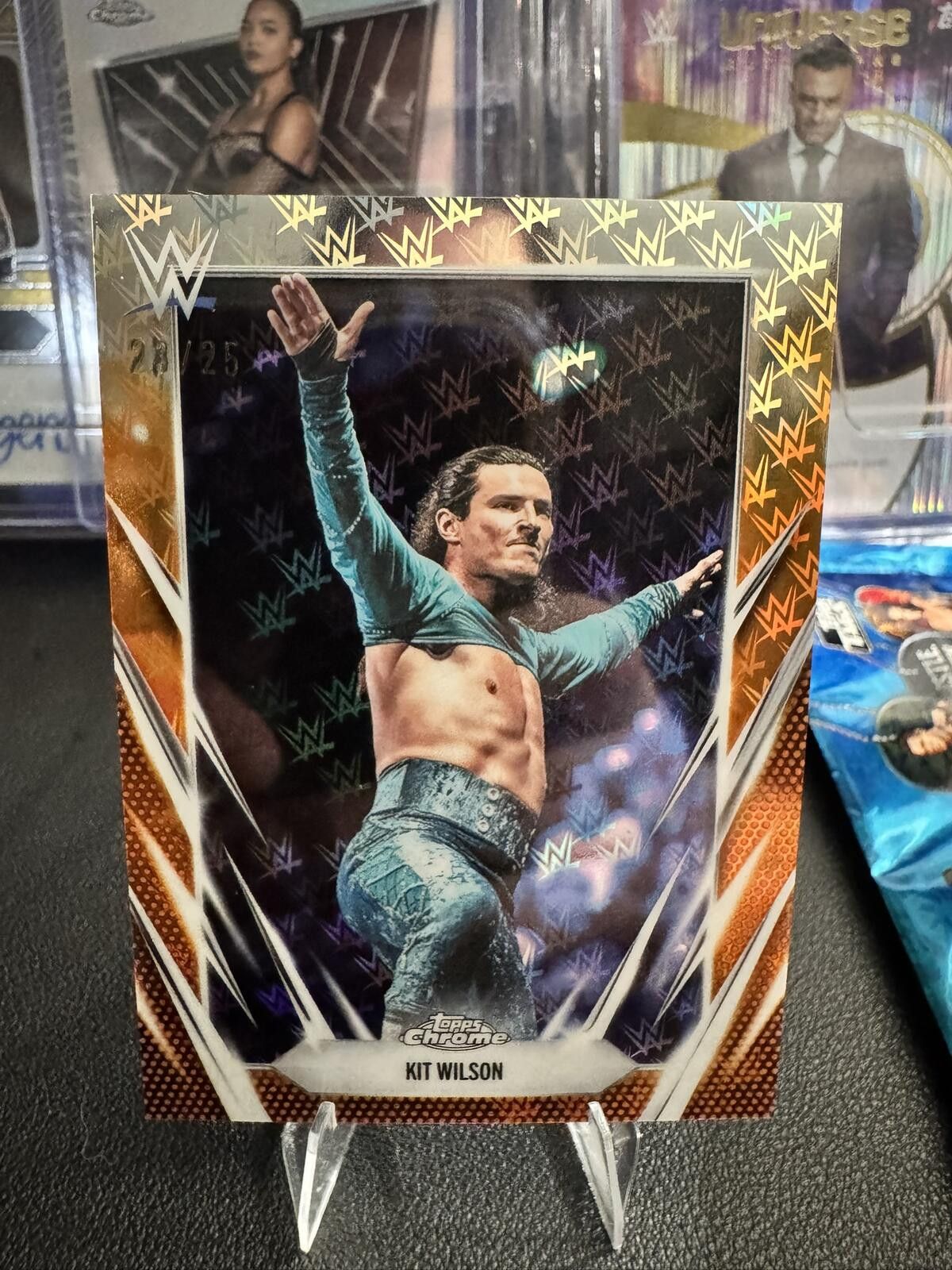 Topshop Topps WWE Chrome Kit Wilson Trading Card #78 - Limited 27/25 Size ONE SIZE - 1 Thumbnail