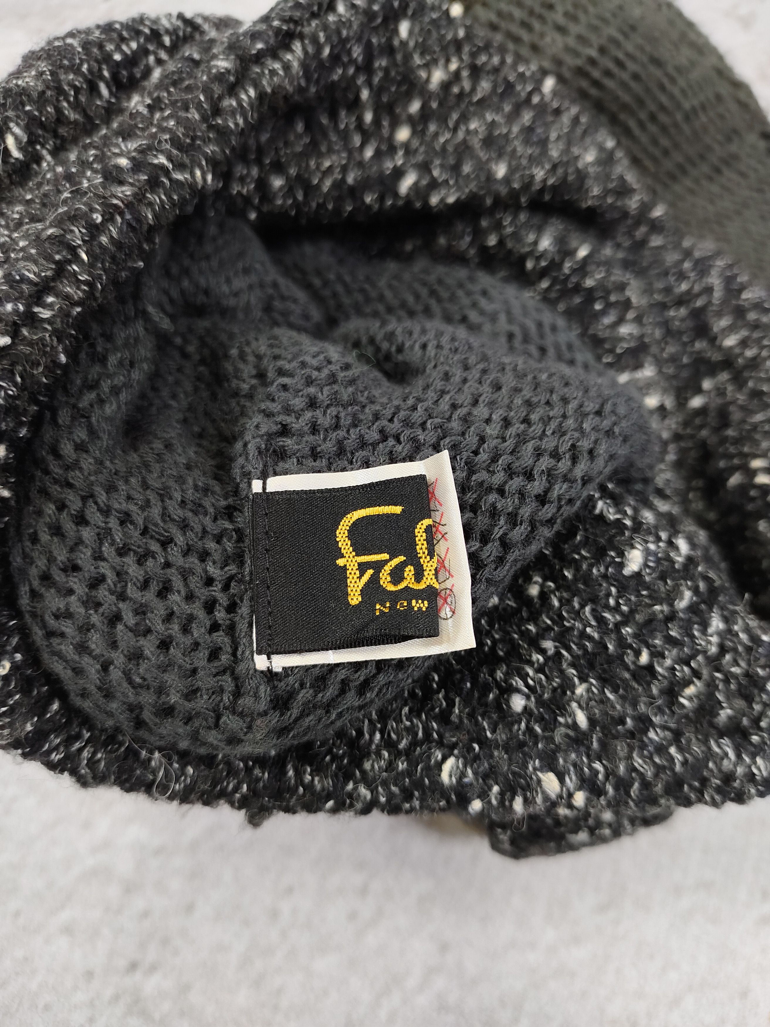 Vintage 2000s Falchi New York Wool Blend Knit Visor Beanie Cap Size ONE SIZE - 7 Thumbnail