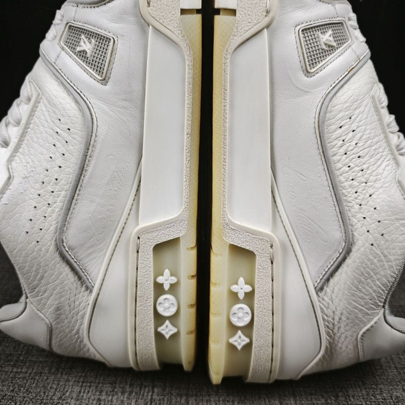 Louis Vuitton Louis Vuitton Trainer White Low-Top Fashion Sneakers - Size US 9.5 / EU 42-43 - 6 Thumbnail