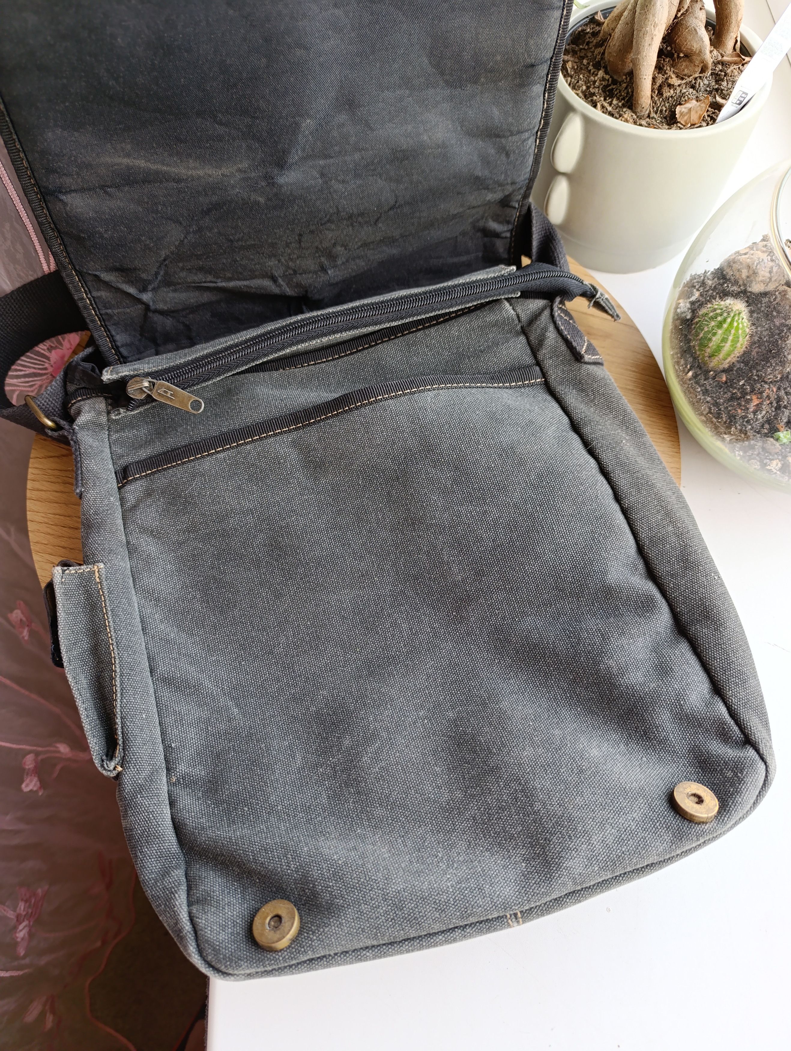 Diesel DIESEL VINTAGE MULTI POCKET MESSENGER BAG Size ONE SIZE - 17 Thumbnail