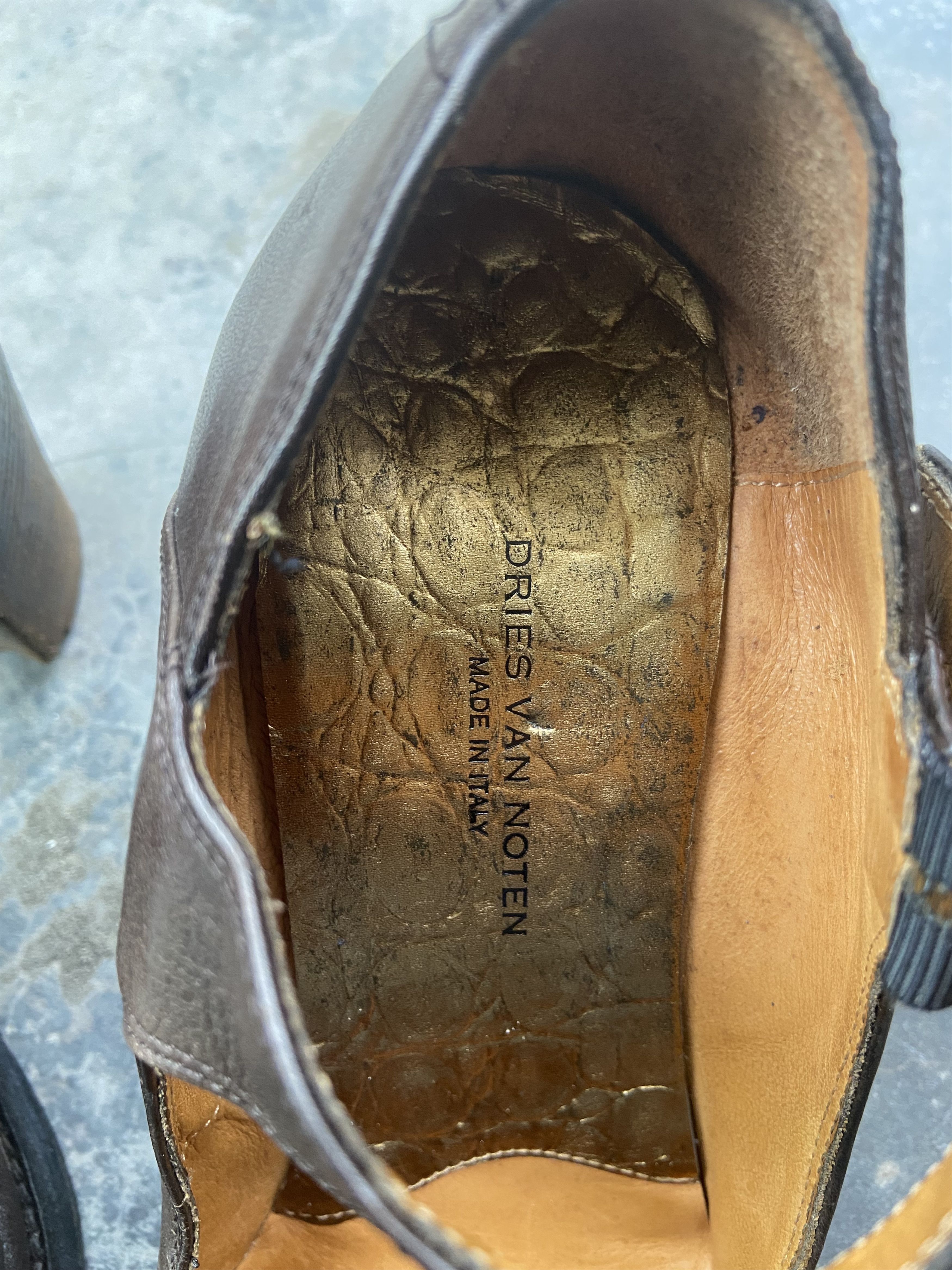 Dries Van Noten DARIES VAN NOTEN LEATHER HEEL PUMPS Size US 7.5 / IT 37.5 - 3 Thumbnail