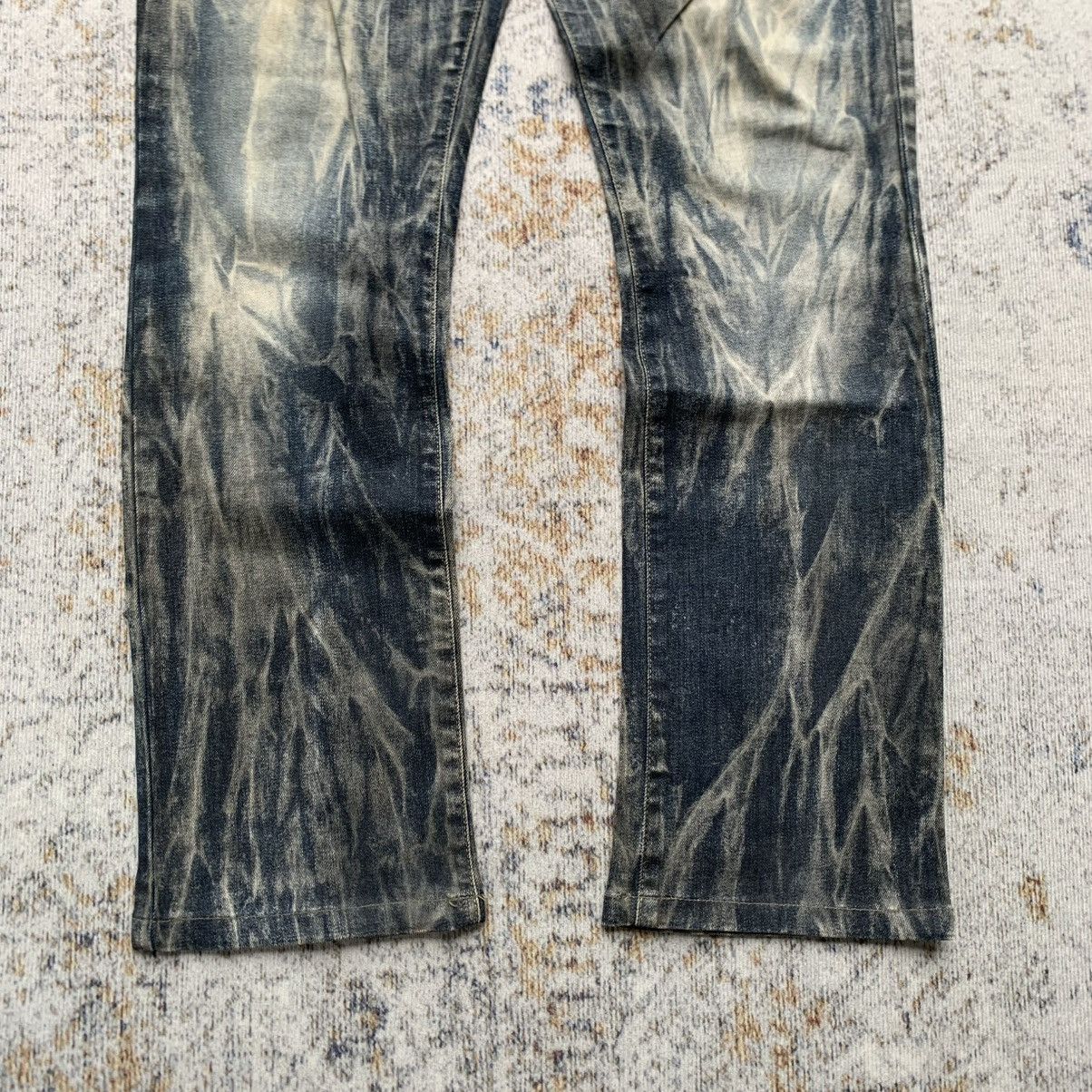 Tornado Mart Rare 2000s Tornado Mart Flared Acid Mudwash Jeans Size US 34 / EU 50 - 8 Thumbnail