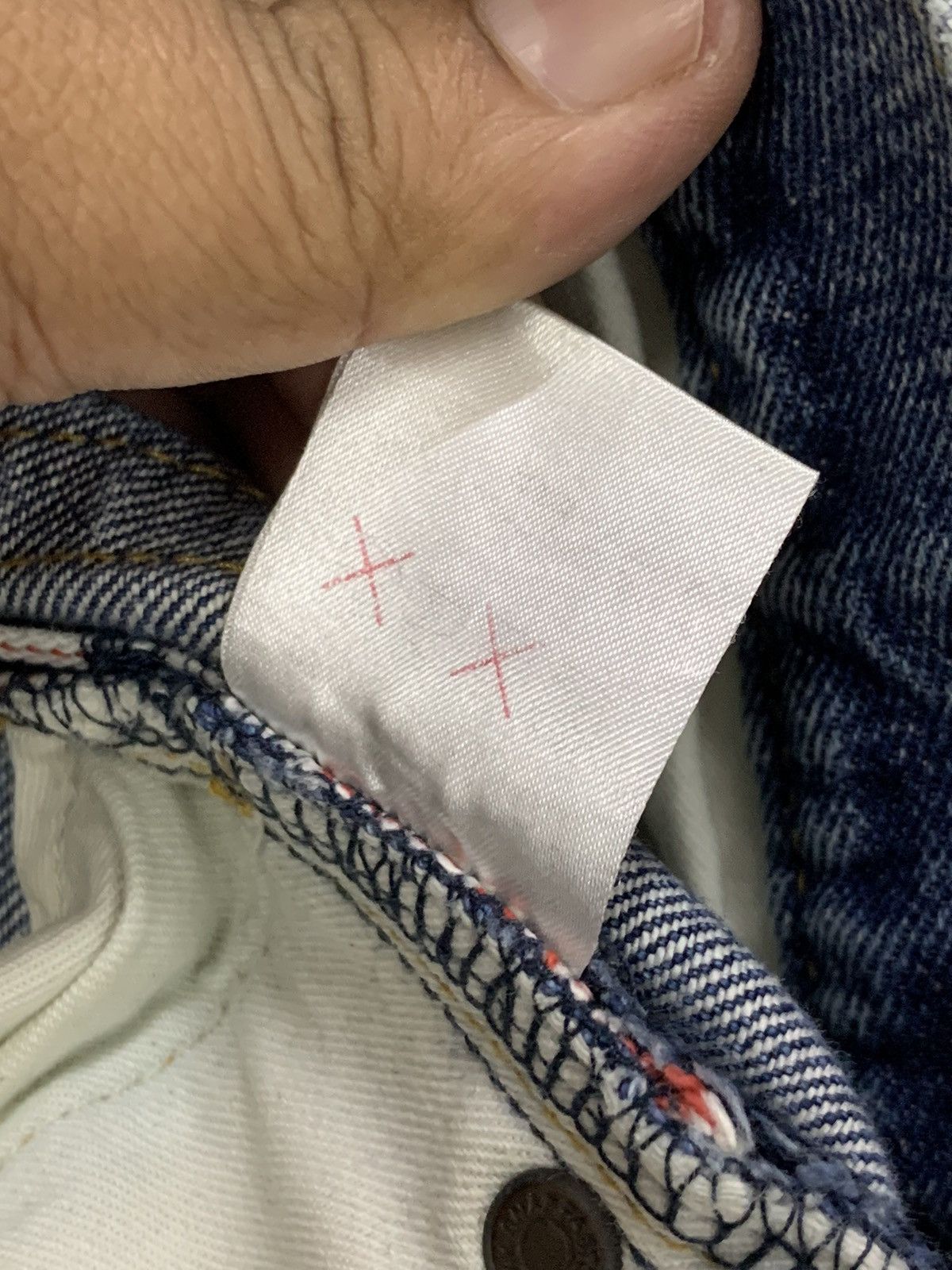 14th Addiction DISTRESSED GDC SELVEDGE DENIM & NICE FADED. Size US 31 - 6 Thumbnail