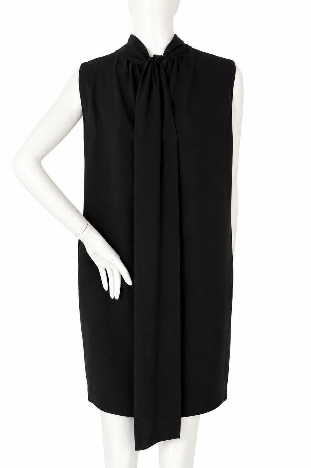 Dolce & Gabbana Dolce & Gabbana Silk Lace Shift Dress IT 42 Black Beige Size S / US 4 / IT 40 - 4 Thumbnail