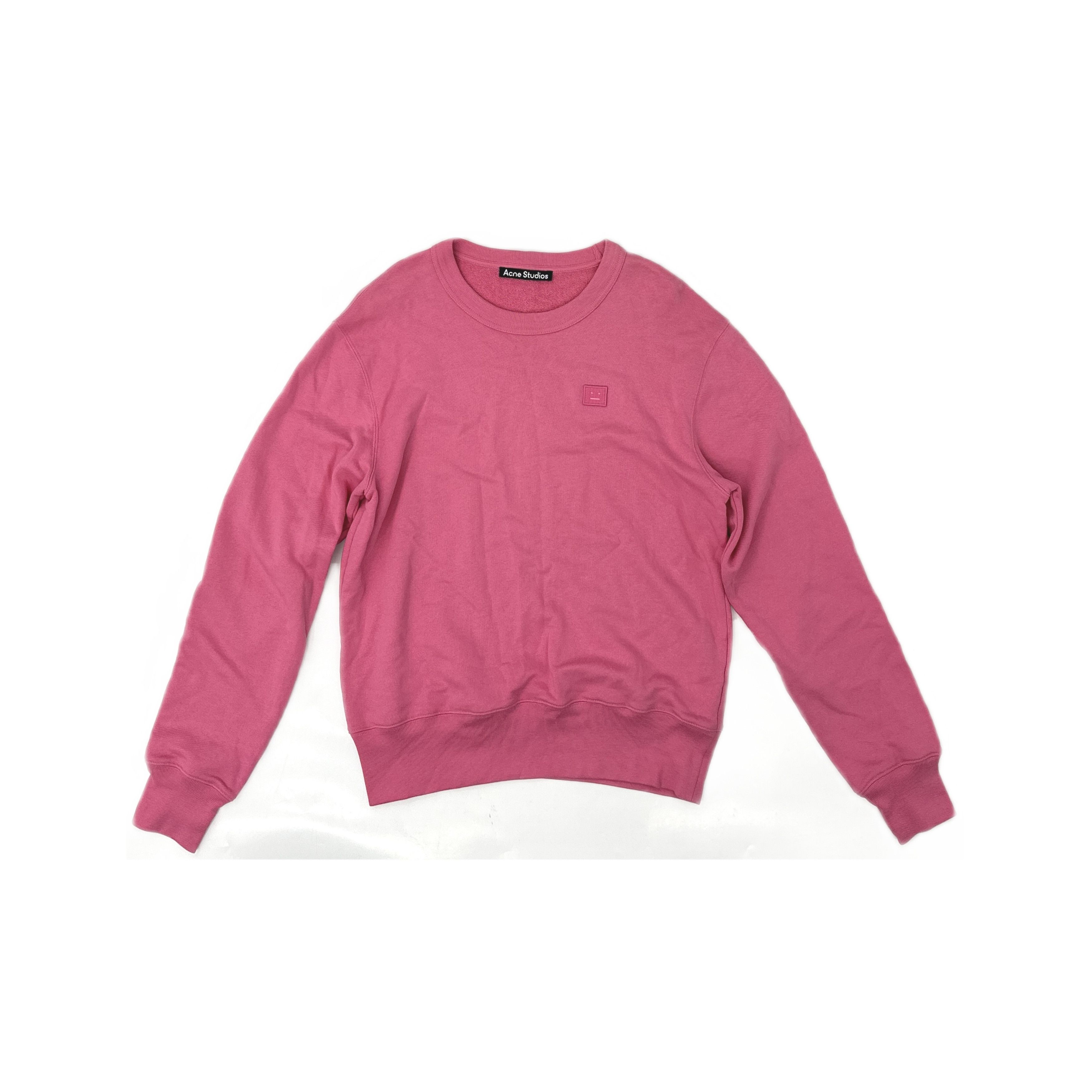 Acne Studios Acne Studios Face Patch Sweatshirt Pink Size S Size S / US 4 / IT 40 - 1 Thumbnail