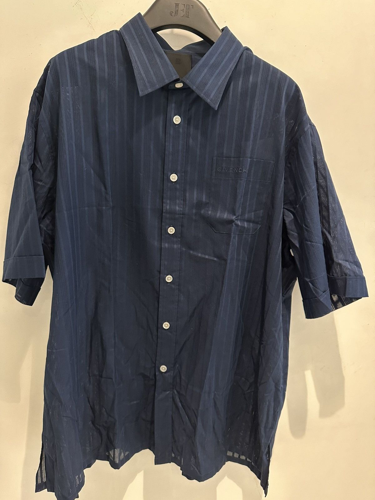 Givenchy Navy Striped Shirt