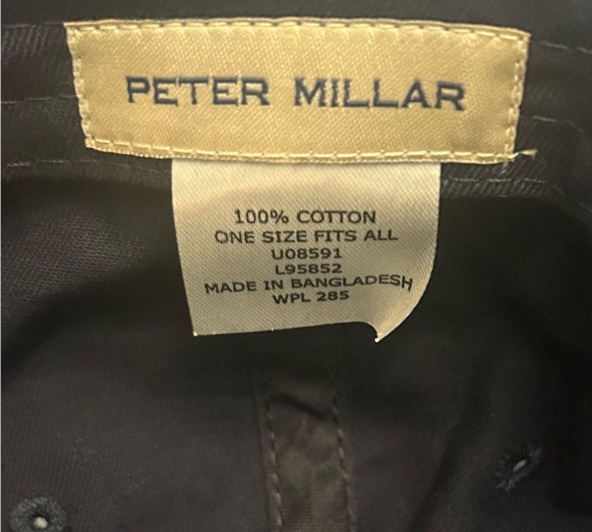 Peter Millar Peter Millar Navy Blue Cotton Hat AE0HAUDIO Size ONE SIZE - 5 Thumbnail
