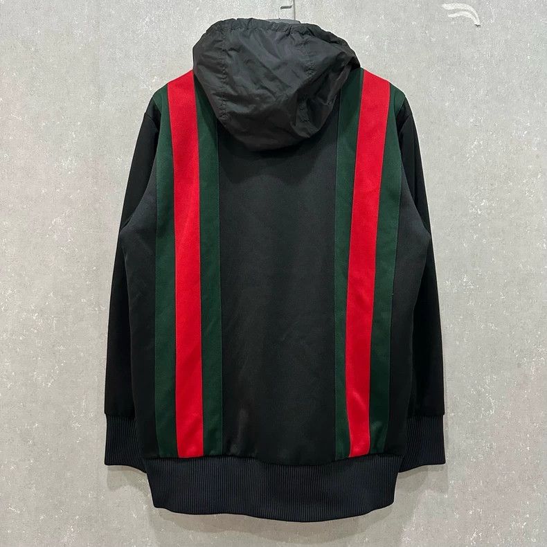 Gucci Gucci Striped drawstring zipper hooded sweatshirt Size US XS / EU 42 / 0 - 2 Thumbnail