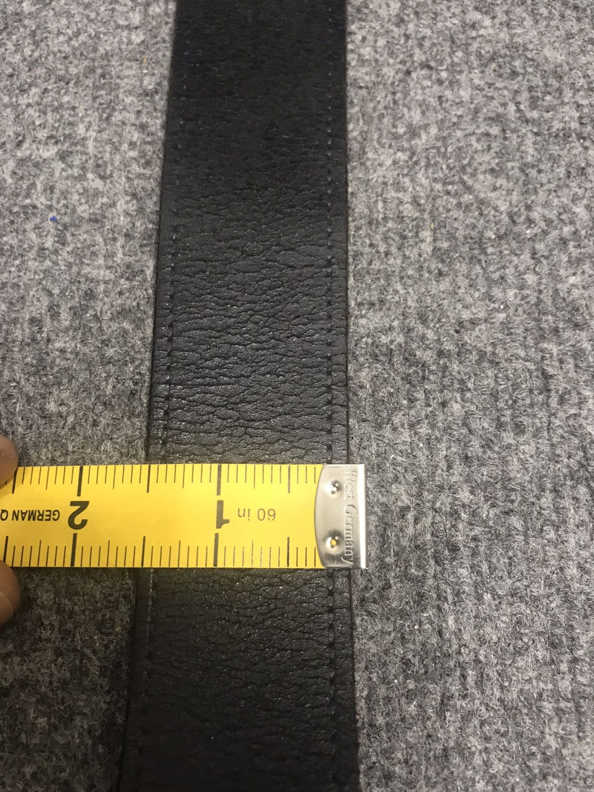 Genuine Leather Real Leather Spiky Punk Belt Size ONE SIZE - 6 Thumbnail