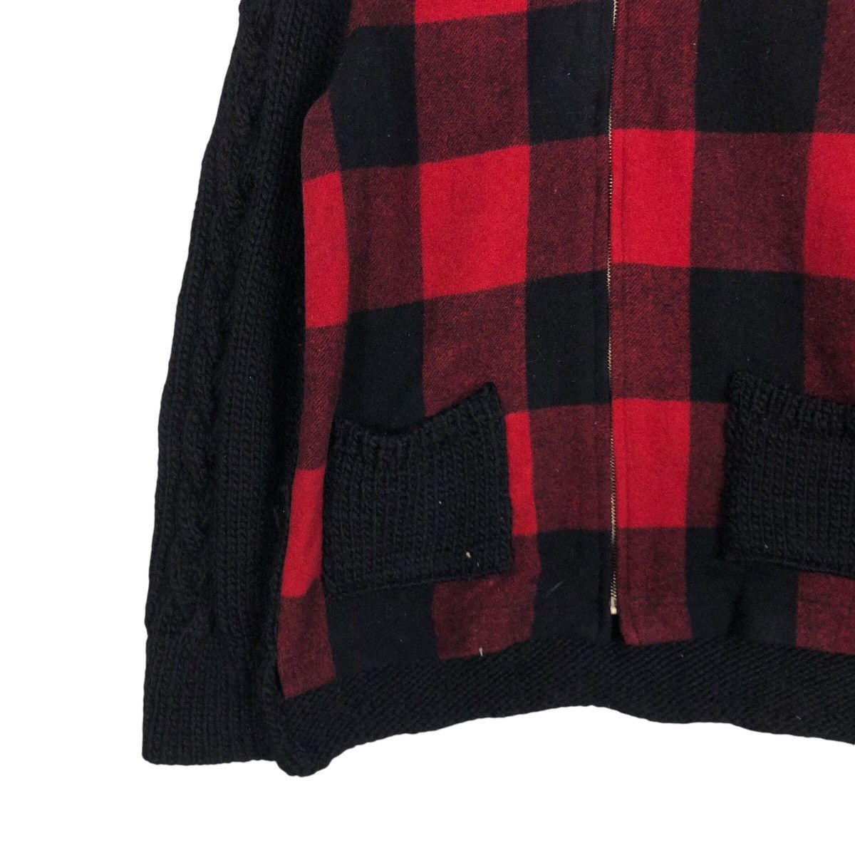 Japanese Brand Zipper Bomber Jacket DoubleShock Tartan Design Size US M / EU 48-50 / 2 - 5 Thumbnail