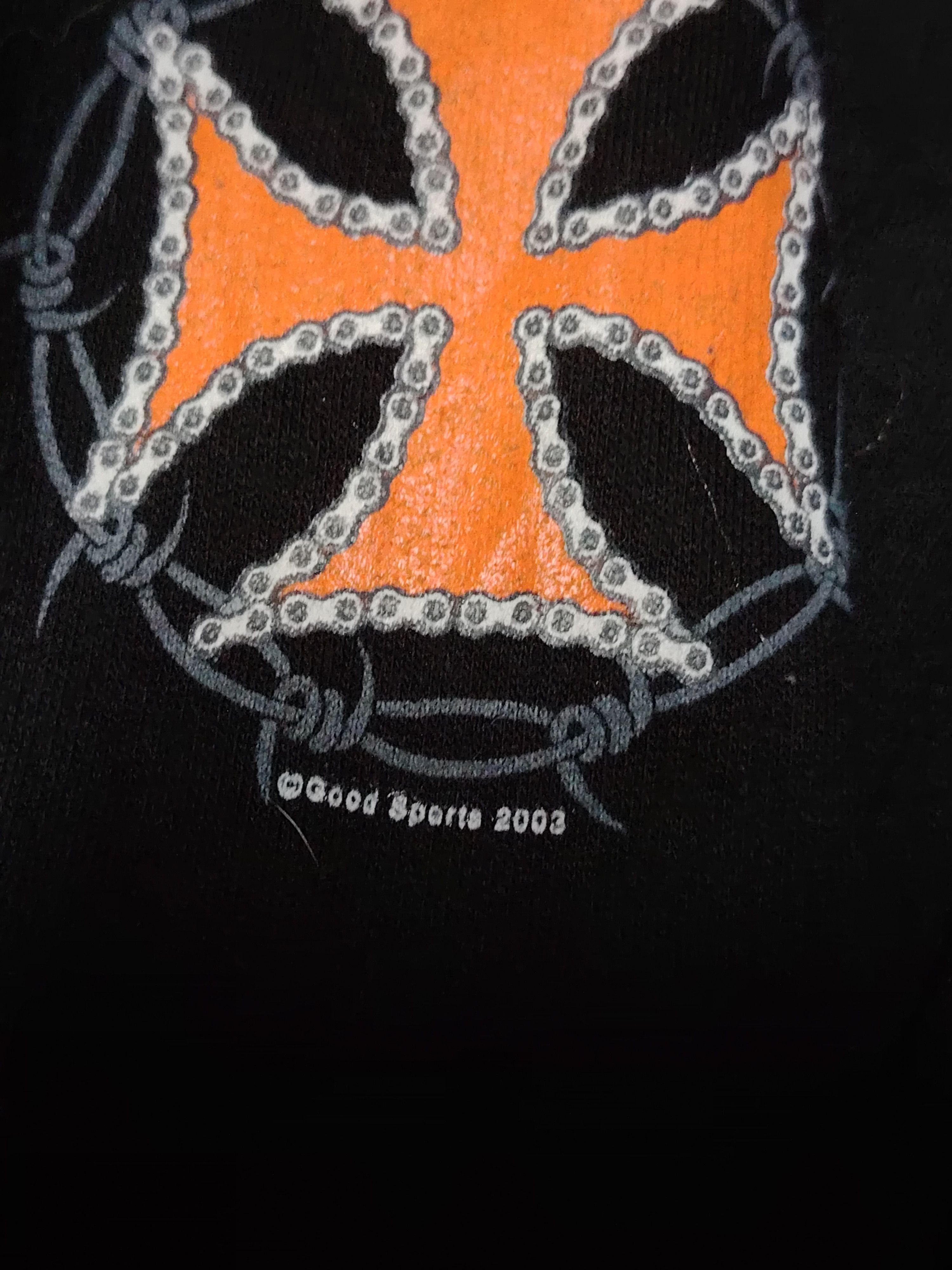 Vintage Vintage Y2K 2003 Iron Cross Live to Ride Zippup Hoodie Size US XXL / EU 58 / 5 - 3 Thumbnail