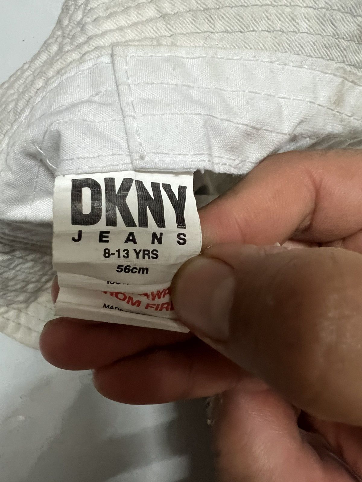 DKNY hats men spellout