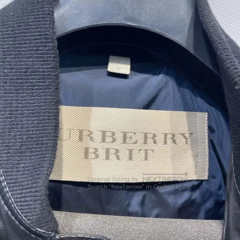 Burberry Burberry Black Leather Bomber Jacket for Men. Size US L / EU 52-54 / 3 - 4 Thumbnail