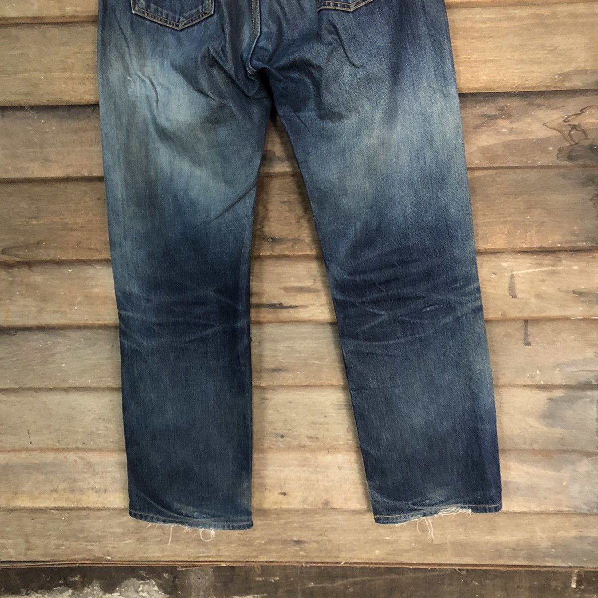 Levi's 501 Levis Strauss & Co faded Blue Denim Pants #7318 Size US 29 - 15 Thumbnail