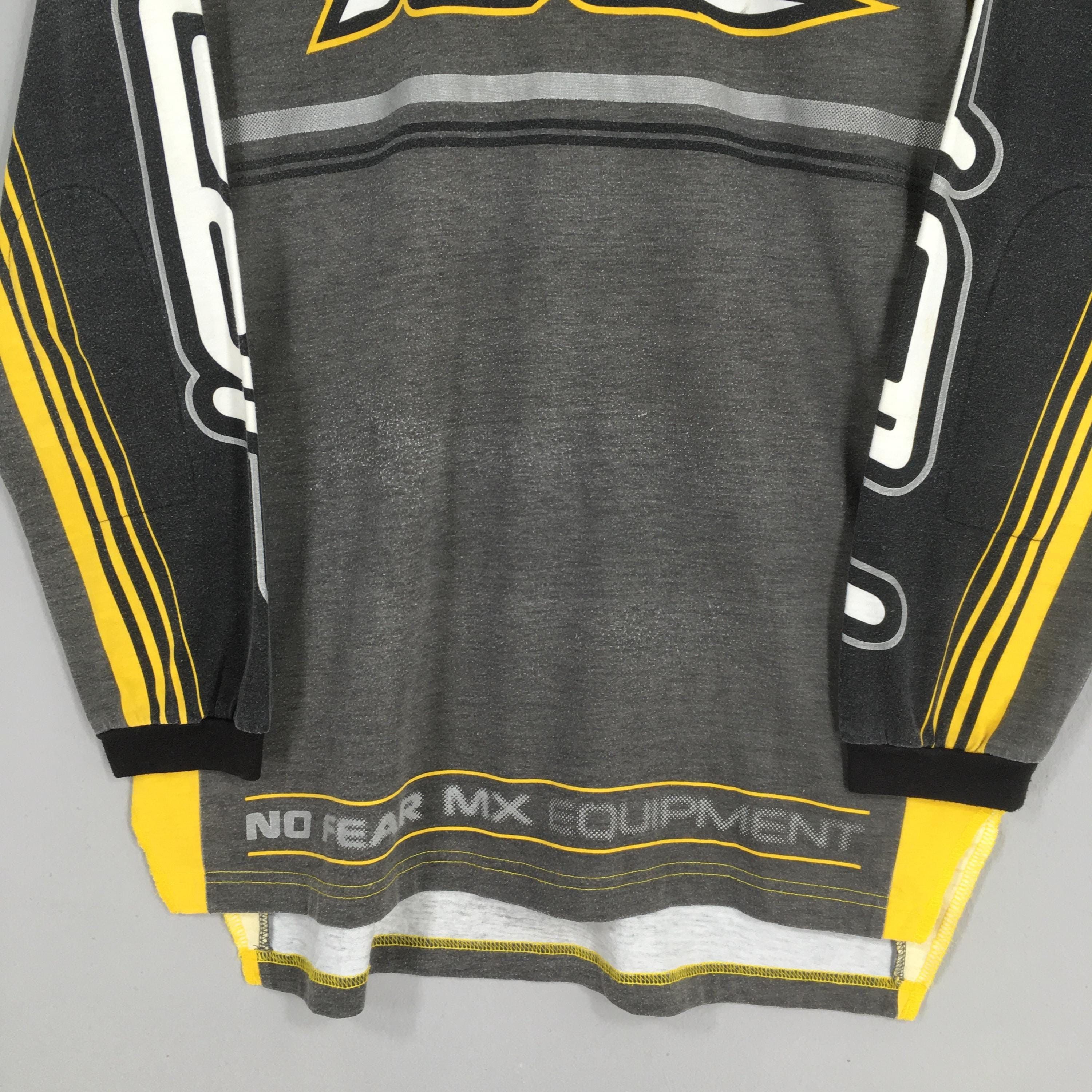 No Fear Racing Sport Team Multicolor Motocross Tshirt Medium Tops