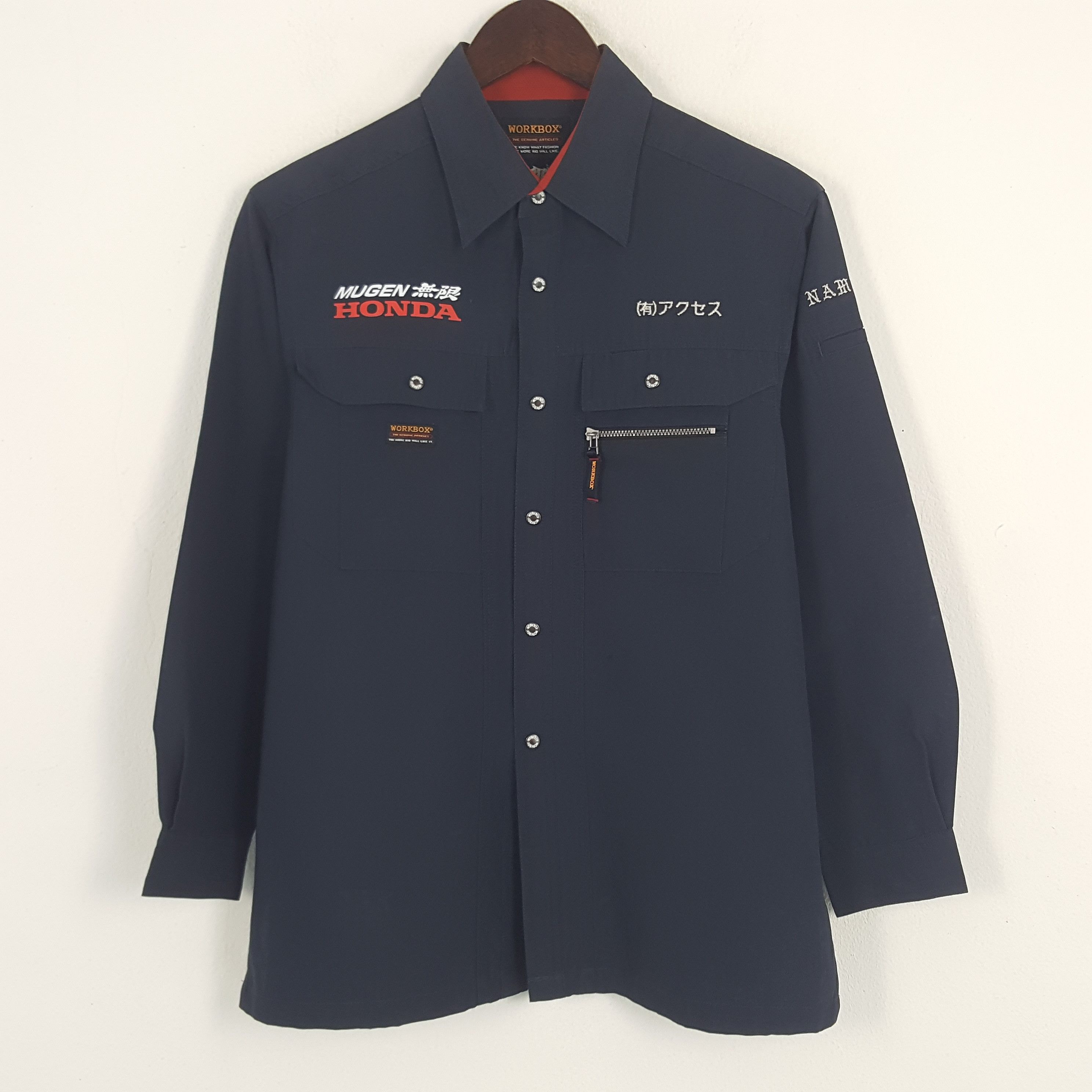 Honda × Vintage Vintage Mugen Honda Custom Art Button Up Shirt Size US S / EU 44-46 / 1 - 3 Thumbnail