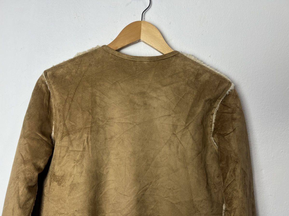 Vintage Faux Fur Shealing Whiskey Suade Jacket Size US M / EU 48-50 / 2 - 7 Thumbnail