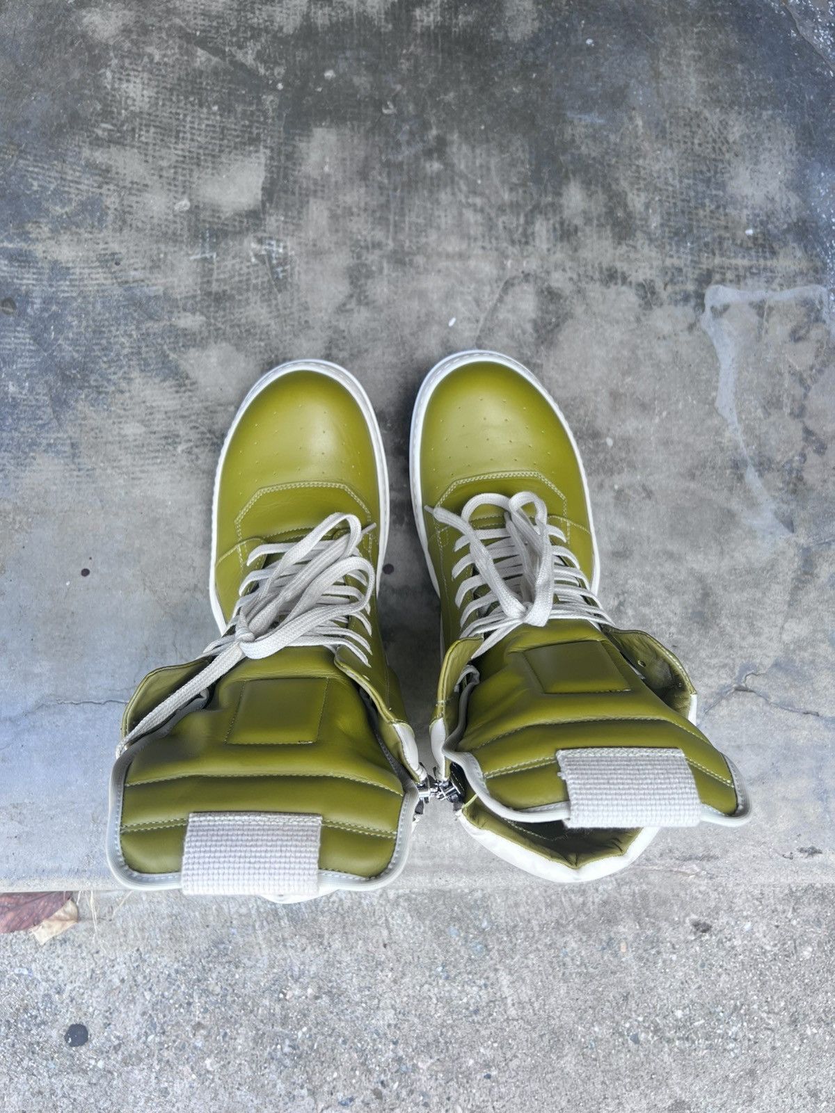 Rick Owens Olive Rick Owens Geobaskets Size US 11 / EU 44 - 8 Thumbnail