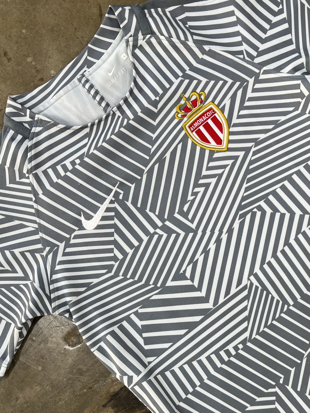 Vintage Nike AS Monaco Fc Futbol Jersey Youth Small Size US S / EU 44-46 / 1 - 1 Thumbnail