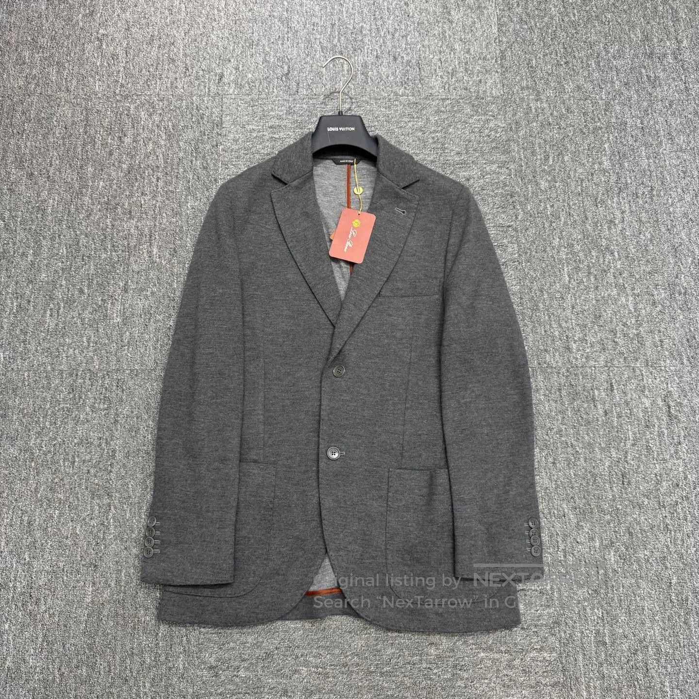 cashmere suit jacket by loro piana.