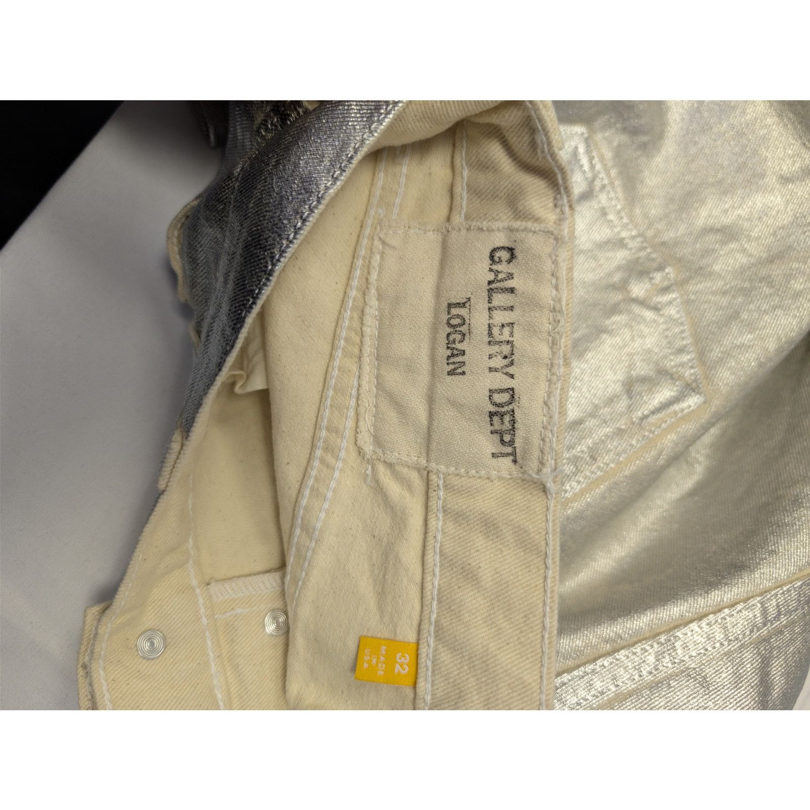 Gallery Dept. o1rshd1 Logan Gollactic Bootcut Jeans in Silver Size US 32 / EU 48 - 15 Thumbnail