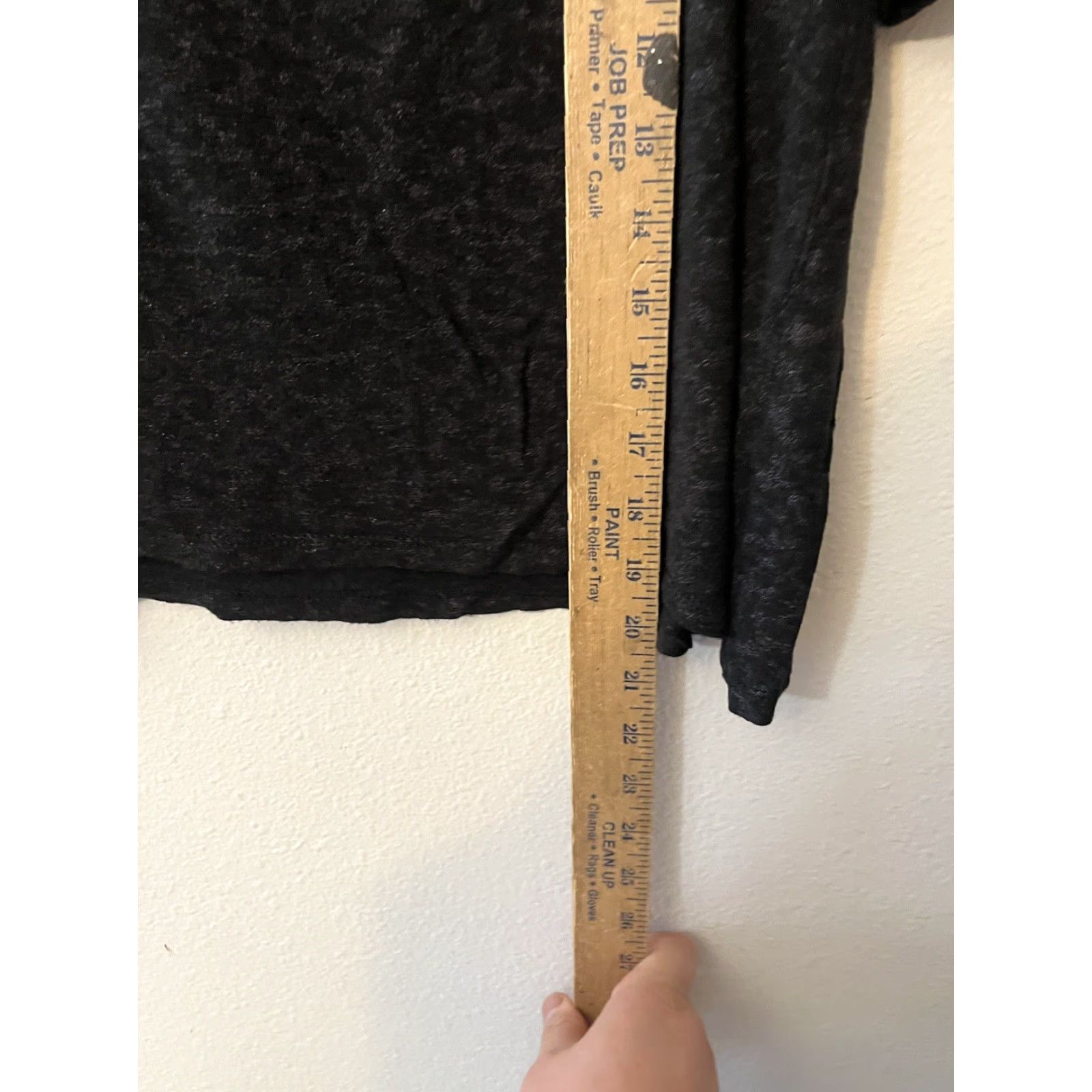 Vintage Democracy T-Shirt Women’s Black Rayon Linen Short Sleeve Size Small Black Mens Womens Girls Boys Size S / US 4 / IT 40 - 5 Thumbnail