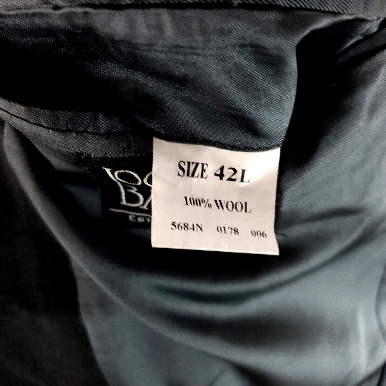 Jos. A. Bank Jos A Bank Wool 2 Button Blazer 42L Gray Size 42L - 8 Thumbnail