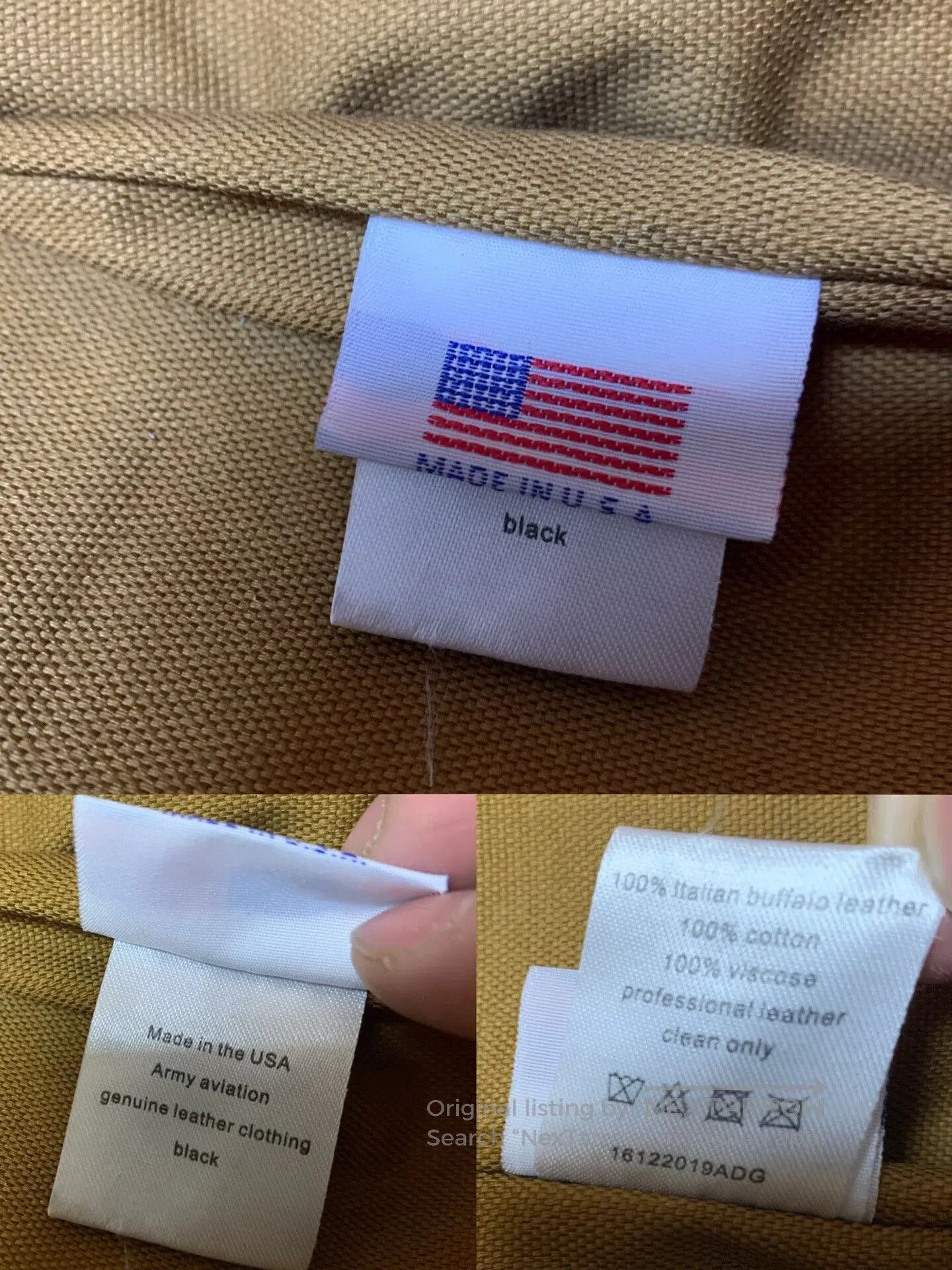 Vintage classic ameco a-2 brown leather flight jacket. Size US S / EU 44-46 / 1 - 9 Thumbnail
