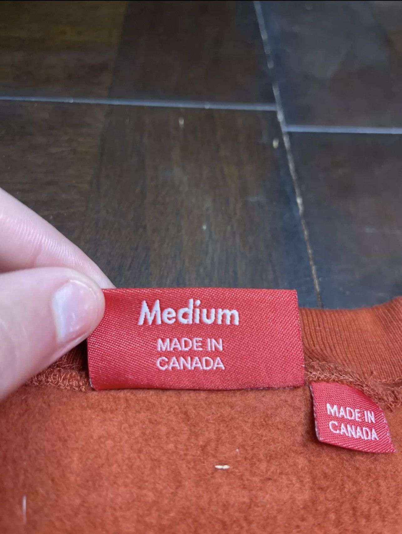 Supreme Supreme Box Logo Crewneck (FW18) Rust Size US M / EU 48-50 / 2 - 6 Thumbnail