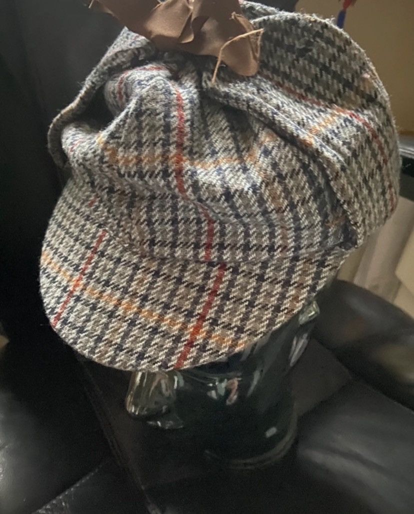 Other Multi-coloured plaid Tweed Deerstalker Sherlock Holmes Hat S Size ONE SIZE - 1 Thumbnail