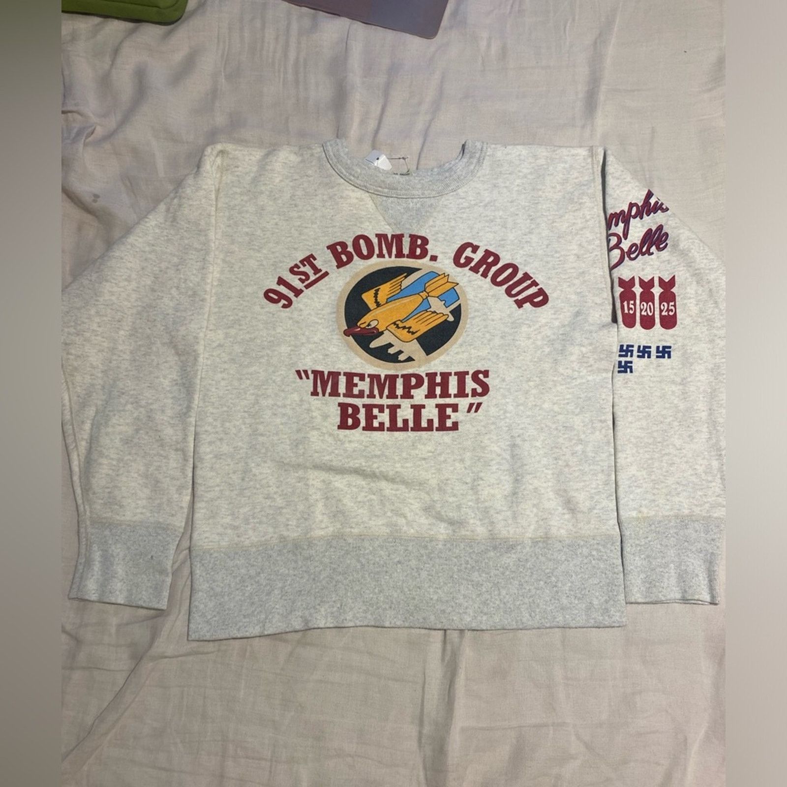 Buzz Rickson's Buzz Rickson 91st Bomb Group “Memphis Belle” Sweatshirt Size S / US 4 / IT 40 - 1 Thumbnail