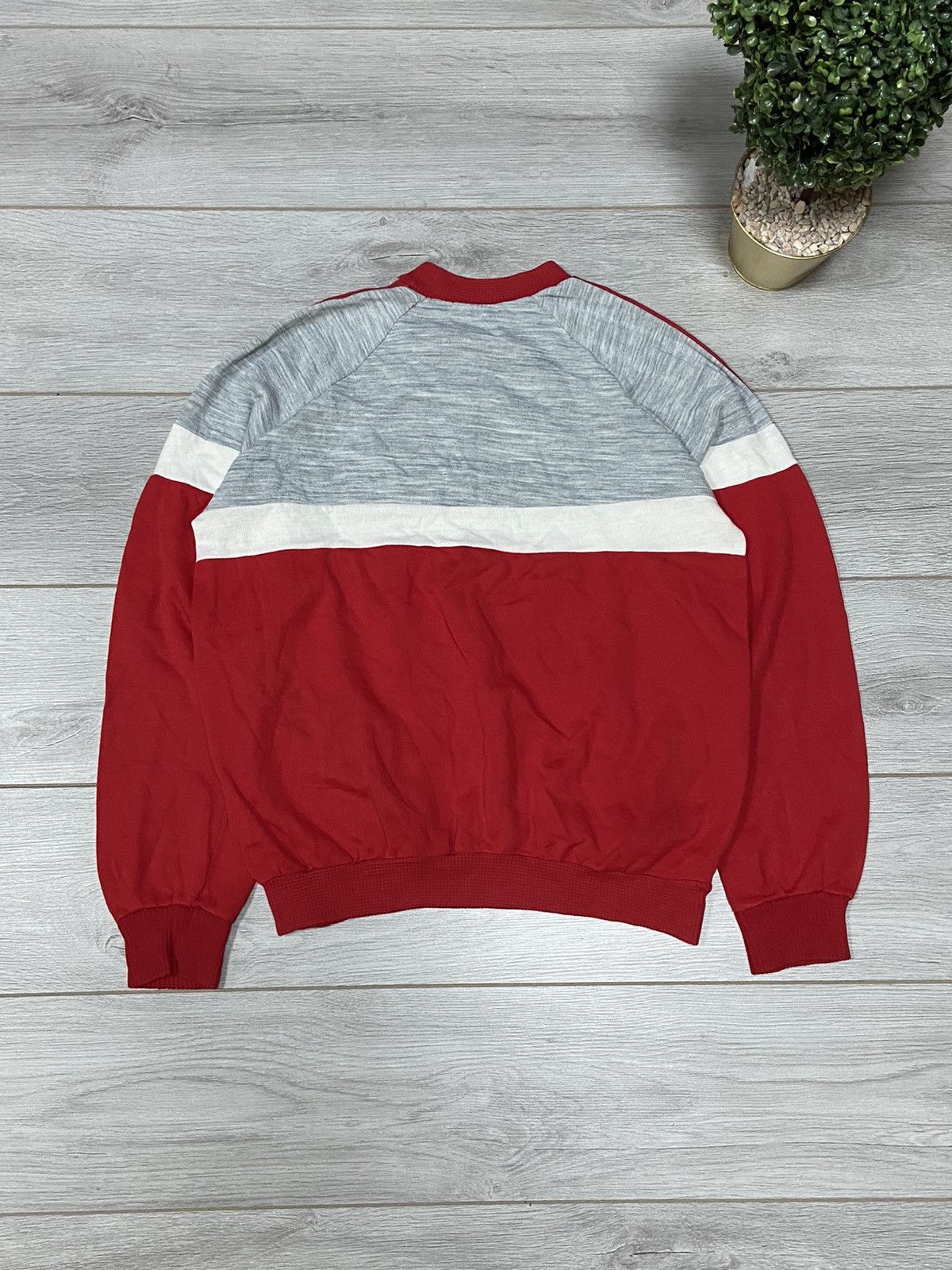 Adidas Adidas Ventex made in France vintage sweatshirt stripes Size US L / EU 52-54 / 3 - 4 Thumbnail