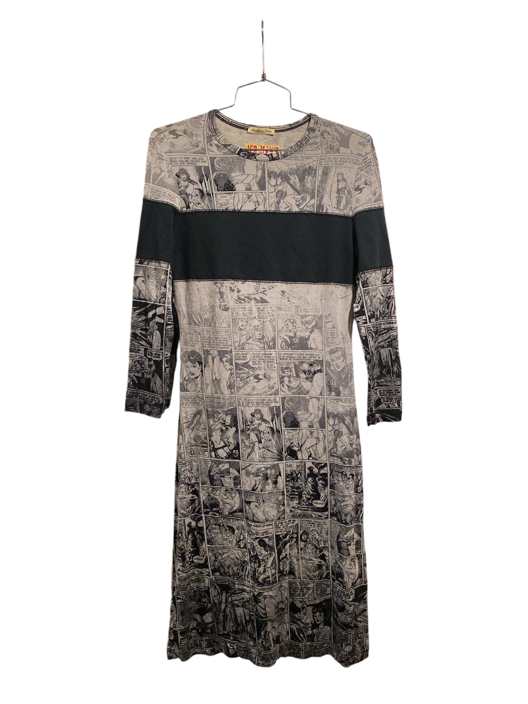 Jean Paul Gaultier 1995 Jean Paul Gaultier Safe Sex Forever Comic Book Dress Size S / US 4 / IT 40 - 1 Thumbnail