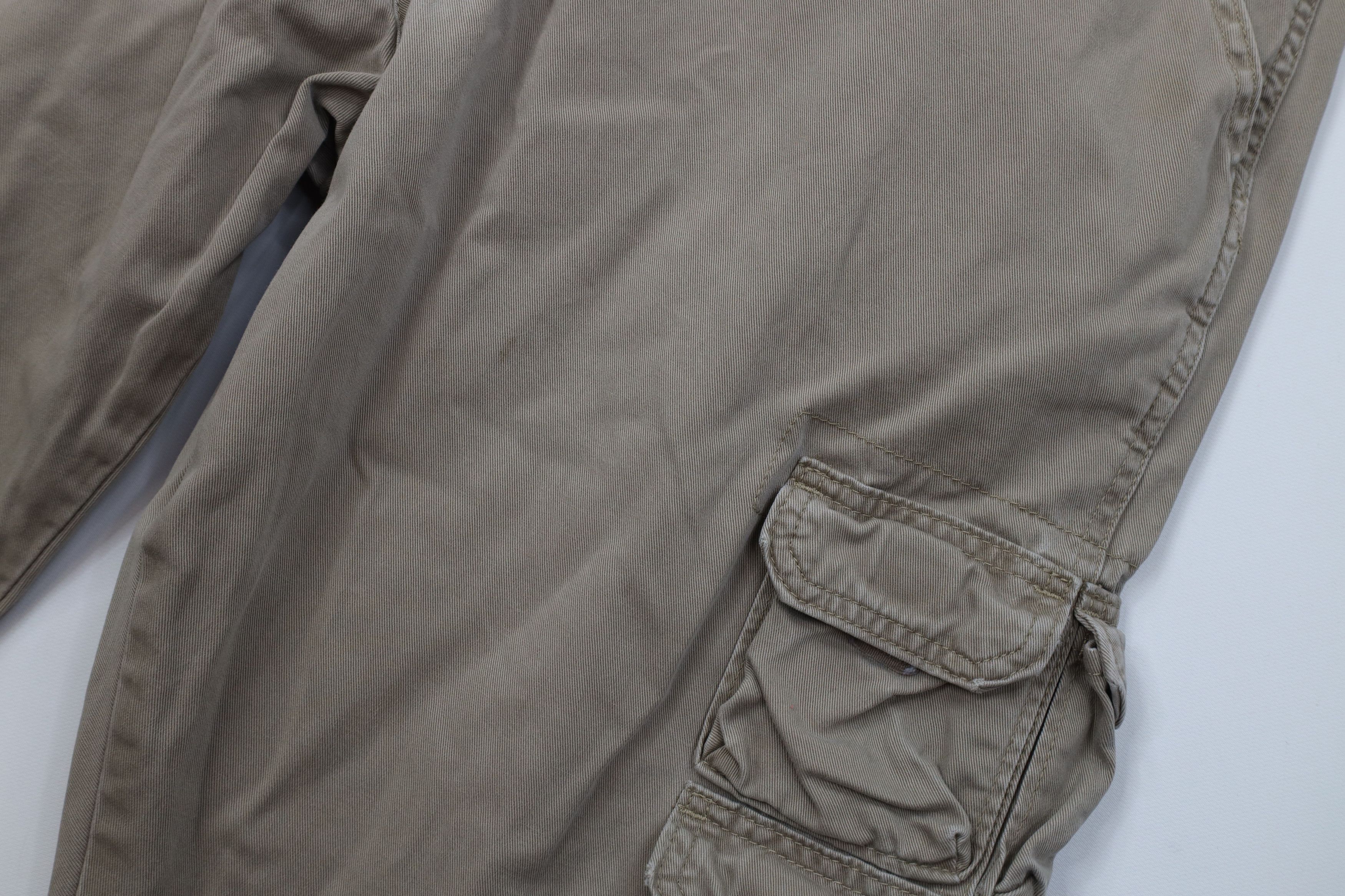 Wrangler Vintage Y2K Wrangler Wide Leg Cargo Pants Trousers Khaki Size US 38 / EU 54 - 7 Thumbnail