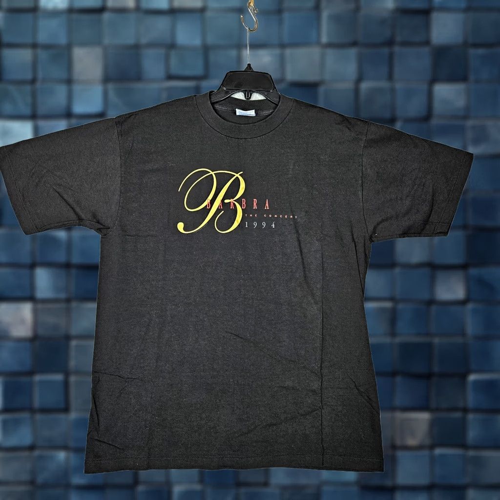 Vintage VINTAGE All Sport Barbra Streisand Concert T-Shirt XL Black Womens Men? (clarify gender) Size US XL / EU 56 / 4 - 1 Thumbnail