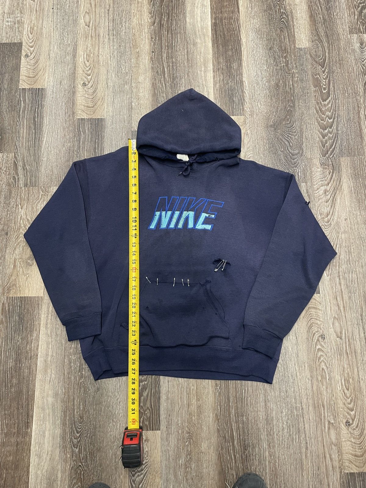 Nike 90s Nike faded and distressed hoodie Size US L / EU 52-54 / 3 - 9 Thumbnail