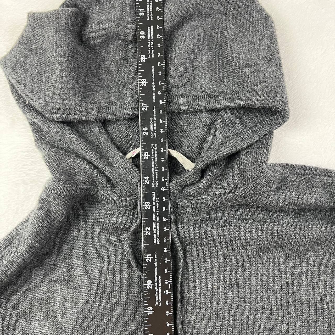 Other Athleta Small Pullover Hoodie Jacket Gray Women Merino Wool Size S / US 4 / IT 40 - 4 Thumbnail