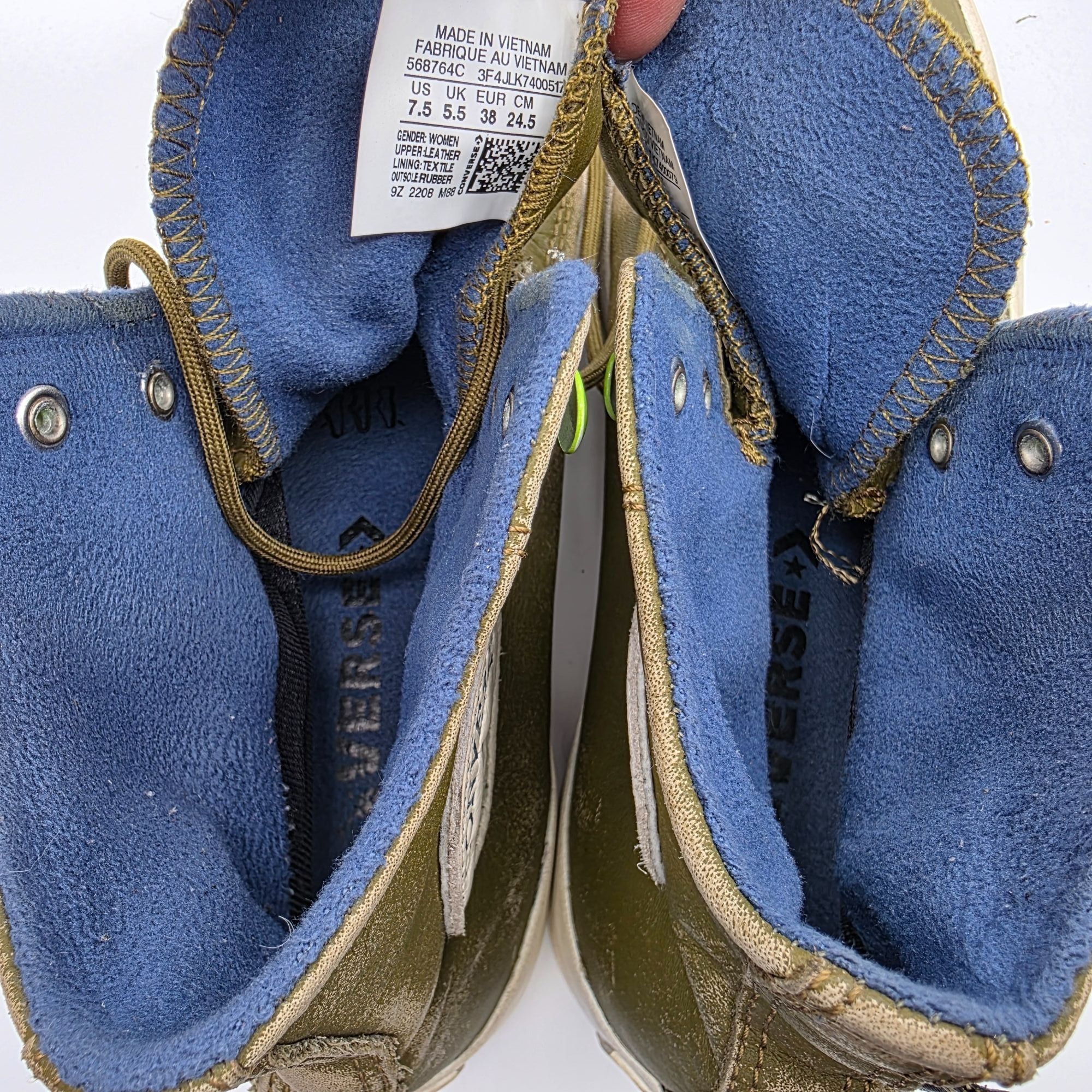 Converse Converse All Star Lugged GTX Womens Size 7.5 Olive Green Sho Size US 7.5 / IT 37.5 - 6 Thumbnail