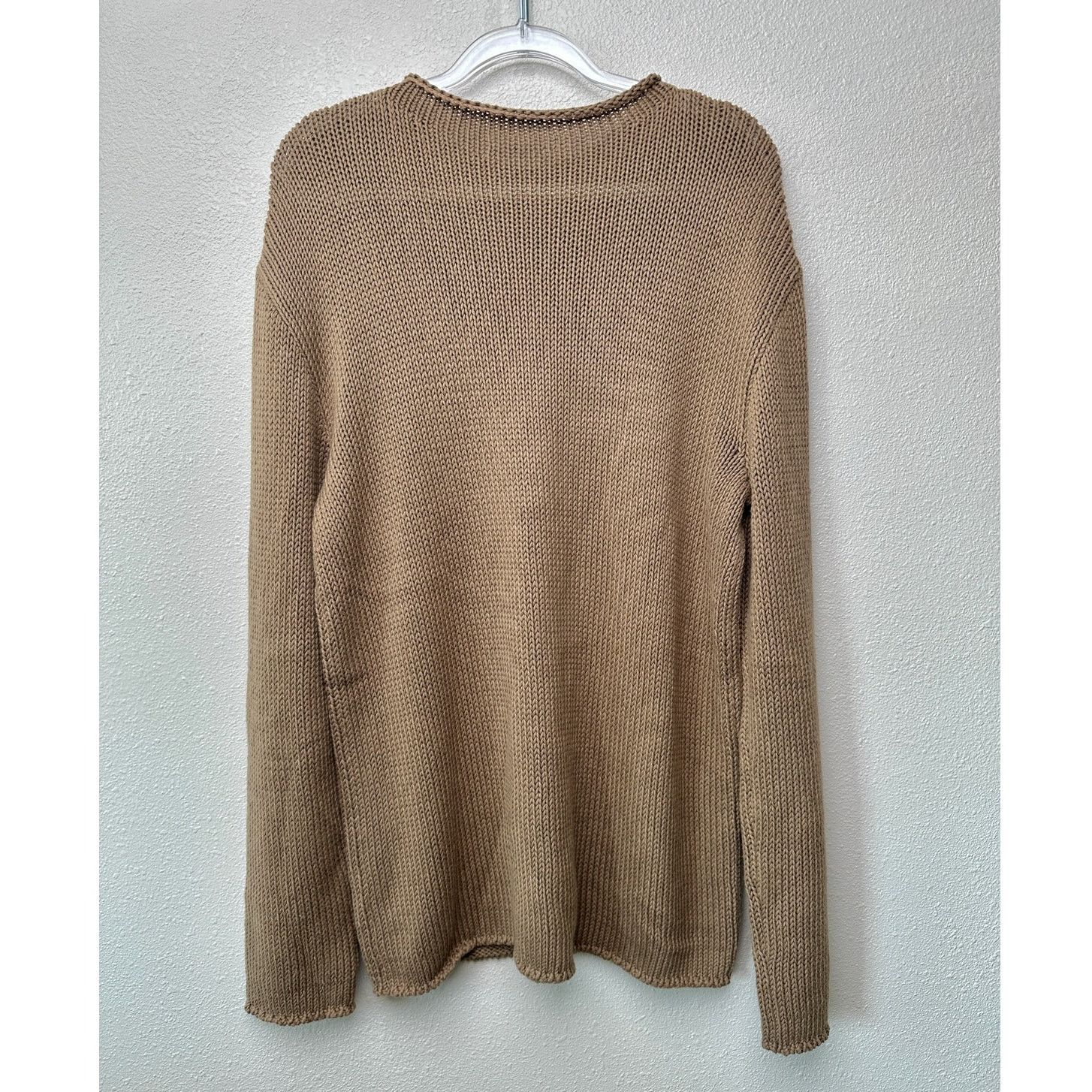 The Row The Row Anteo Knit Sweater Mens Natural Brown Crewneck Size US M / EU 48-50 / 2 - 4 Thumbnail