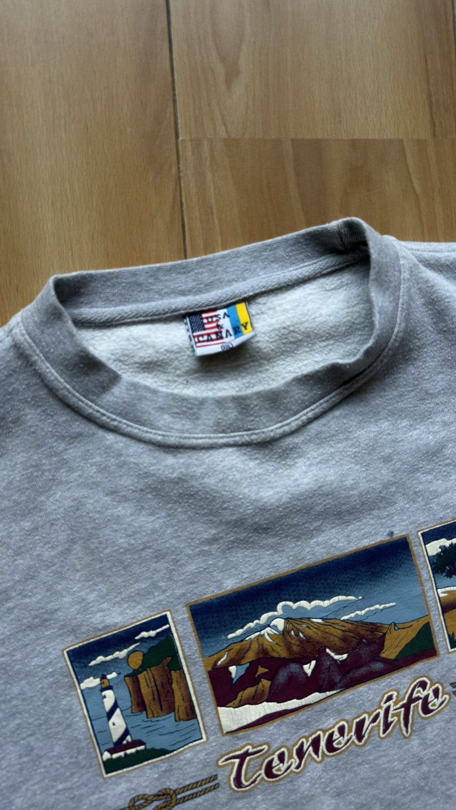 Vintage Vintage gray sweatshirt Canary crewneck Size US XXL / EU 58 / 5 - 5 Thumbnail