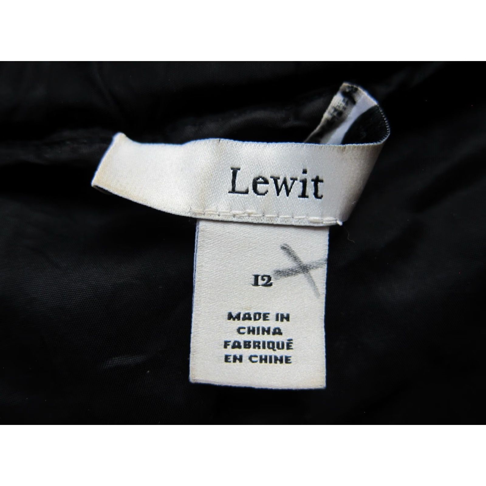 Vintage Lewit Dress Navy Blue Purple Floral Short Puff Sleeves Sheath Knee Length 12 Size 34" / US 12 / IT 48 - 3 Thumbnail