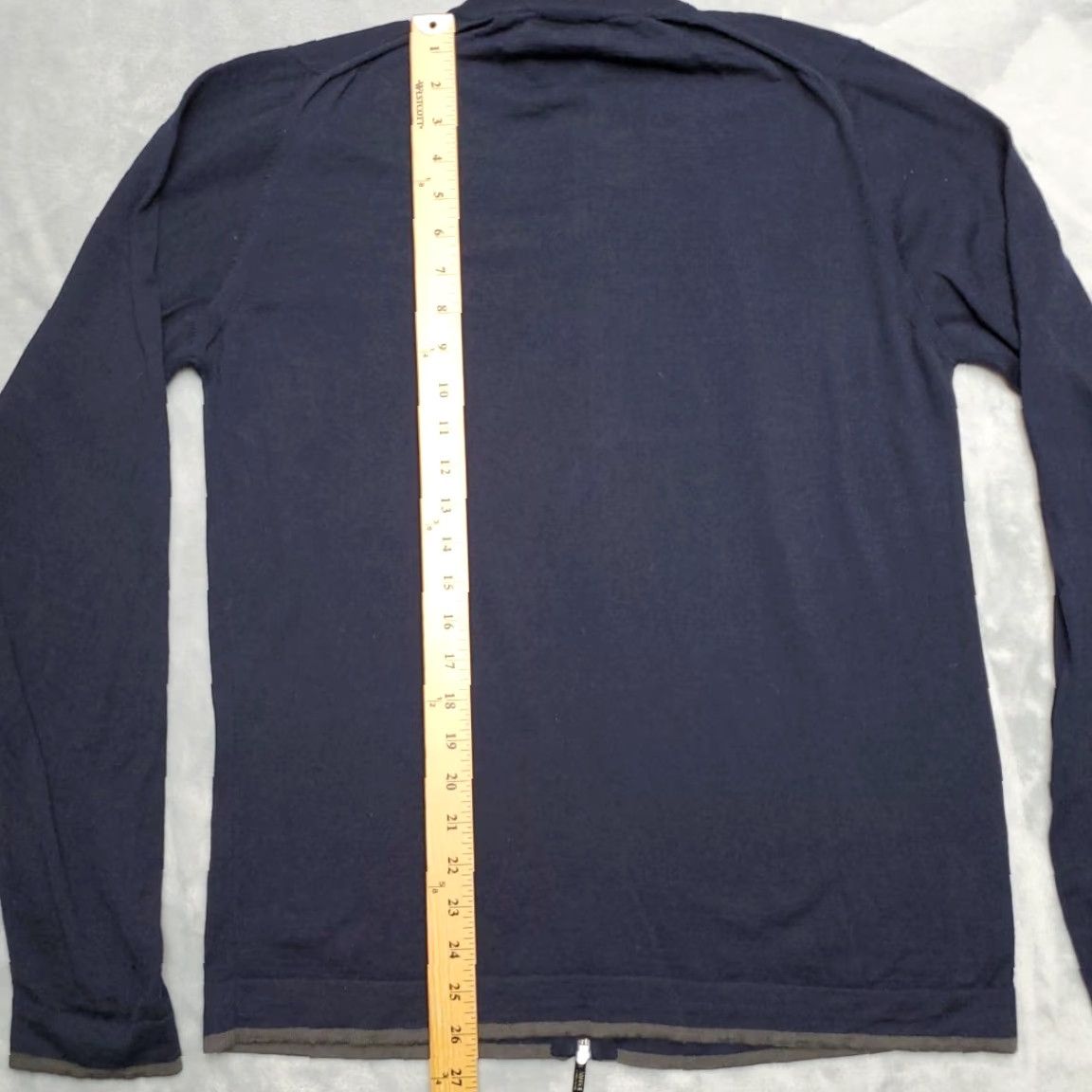 Armani VINTAGE Armani Collezioni Sweater Men L Black Wool Full Zip Knit Made in Romania Classic Size US L / EU 52-54 / 3 - 7 Thumbnail