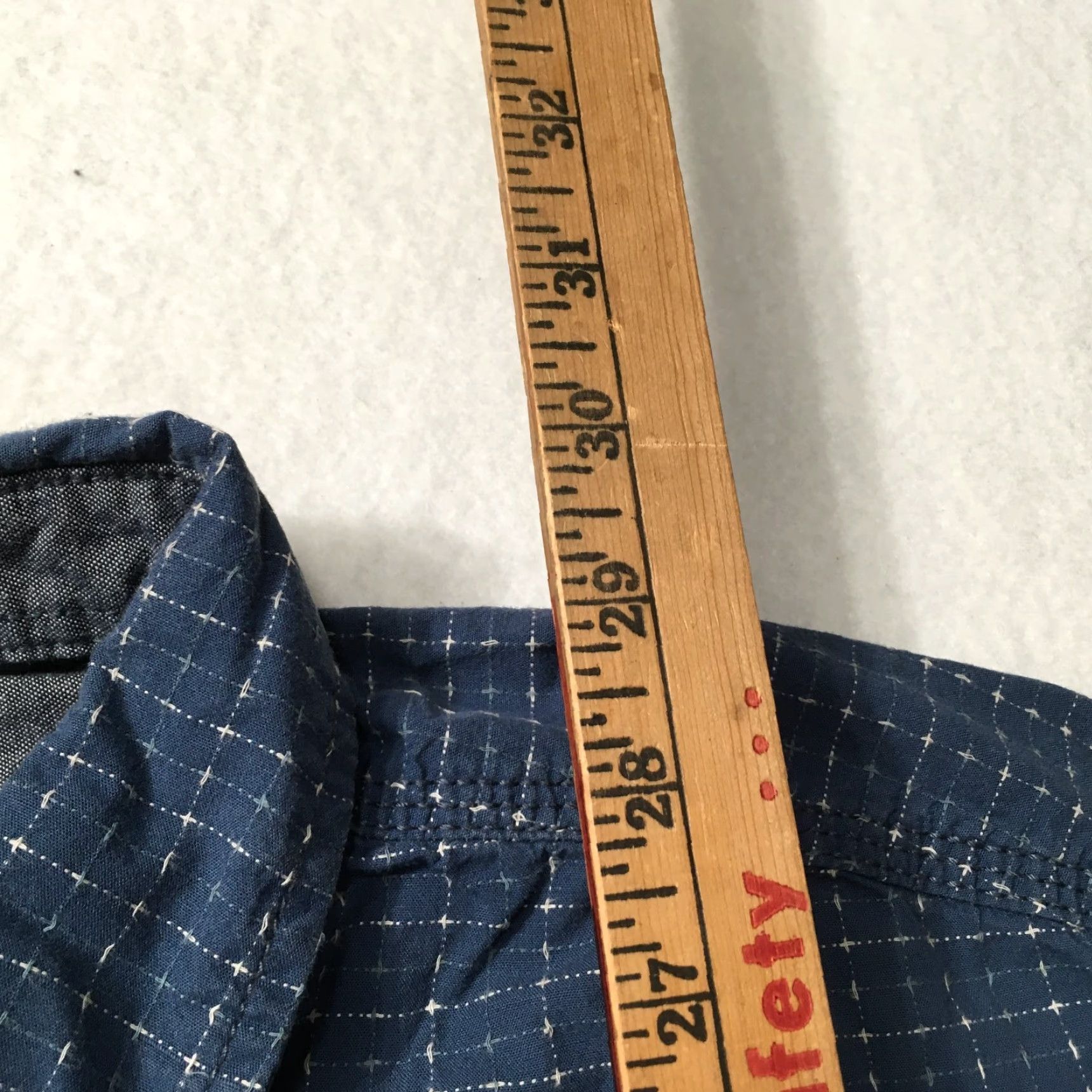 Vintage Northwest Territory Button-Up Western Shirt - 2XL, Blue Plaid, Short Sleeve, Cotton, Western Theme, Casual Travel, Men's Shirt Size US XXL / EU 58 / 5 - 5 Thumbnail