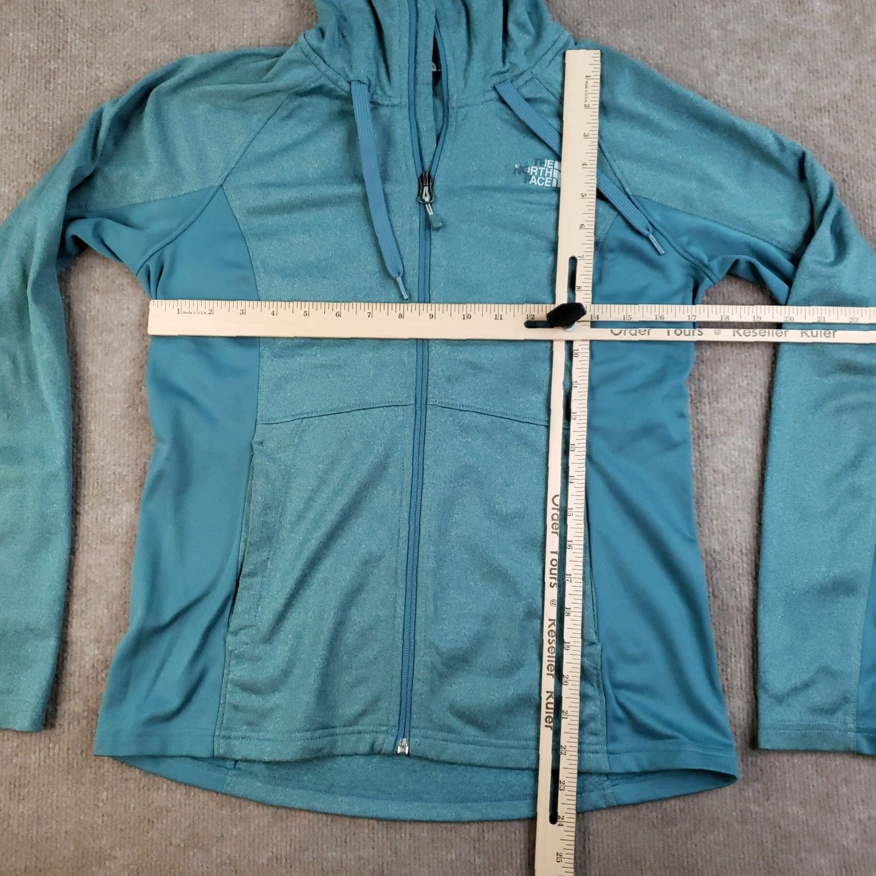 The North Face The North Face Fleece Hoodie Womens Medium Blue Full Zip Outdoor Jacket Size M / US 6-8 / IT 42-44 - 2 Thumbnail