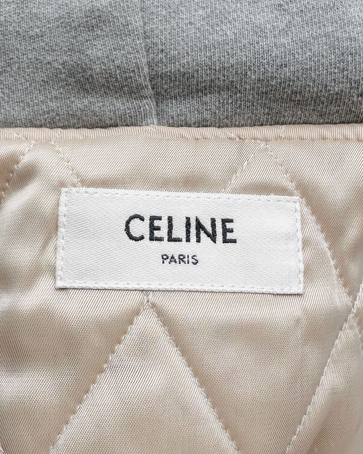 Celine Celine 24SS leather sleeve denim varsity jacket sz XS Size US XS / EU 42 / 0 - 8 Thumbnail