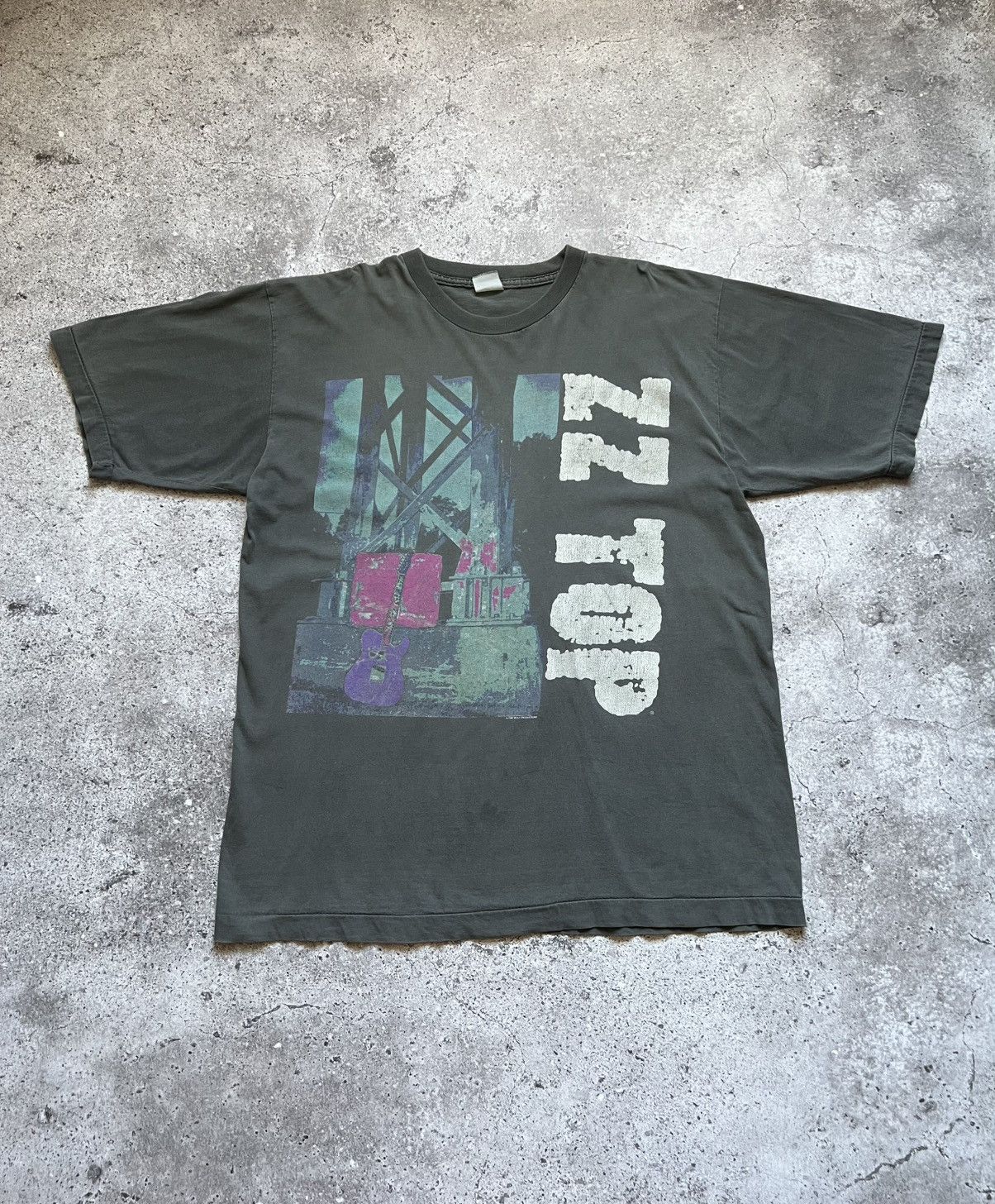 Band Tees × Vintage Vintage 90s ZZ Top Antenna Single Stich Rock Band T-shirt Size US XL / EU 56 / 4 - 1 Thumbnail